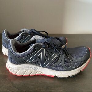 New Balance Navy and Pink Athletic Shoes